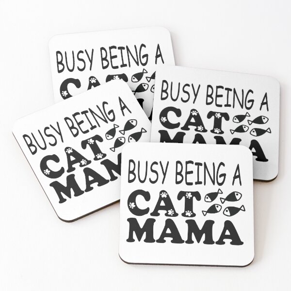 Item preview, Busy being a cat mom designed and sold by DerNerd.