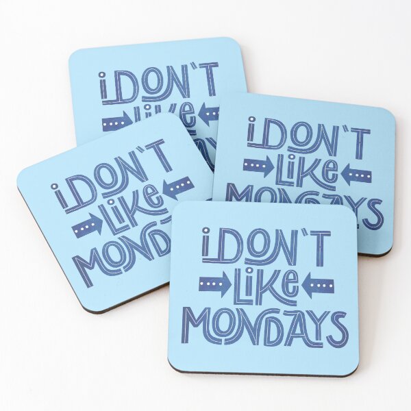 Item preview,  who don't really like Monday. Hand lettering design. designed and sold by Sandra Brezina.