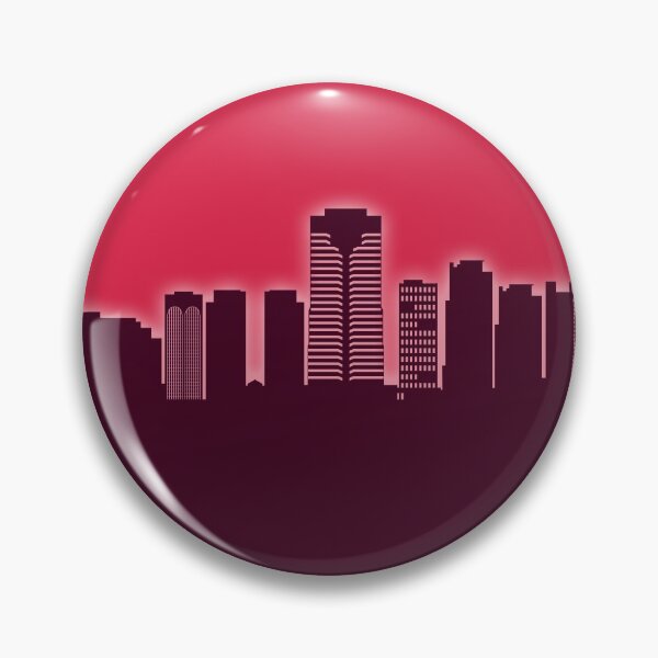 Item preview, Long Beach California Skyline designed and sold by ArtPrints.