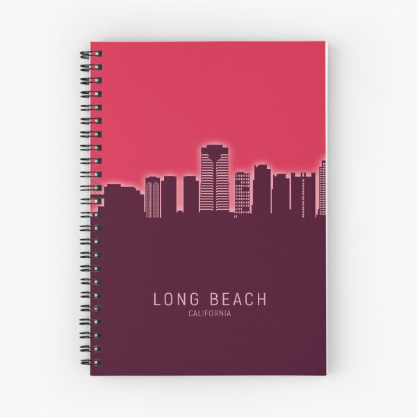 Item preview, Long Beach California Skyline designed and sold by ArtPrints.