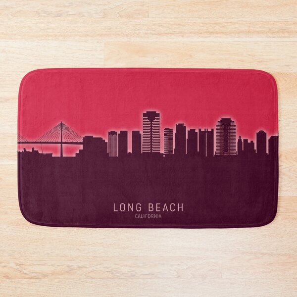 Item preview, Long Beach California Skyline designed and sold by ArtPrints.