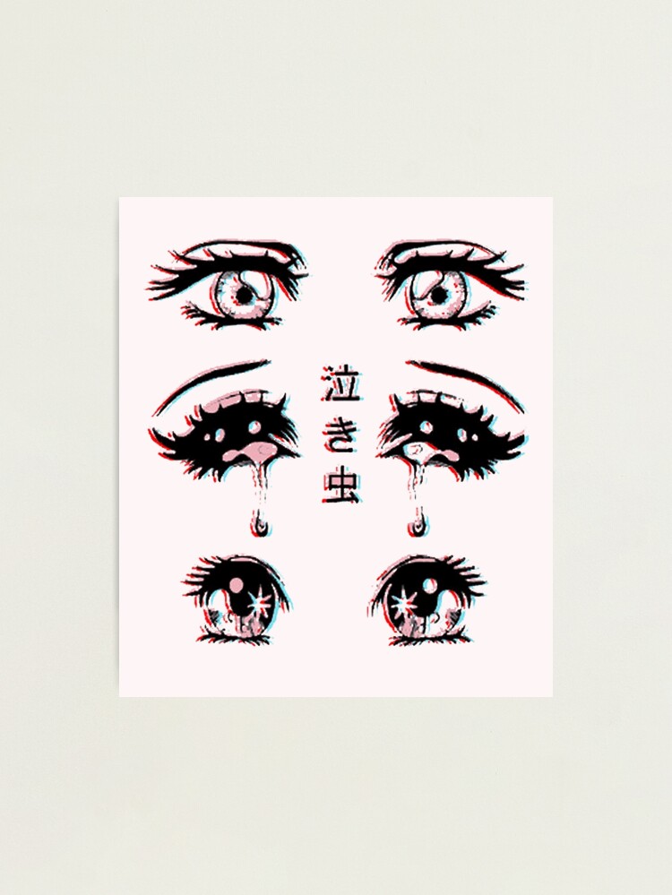 Anime Eyes Photographic Print for Sale by colemannon