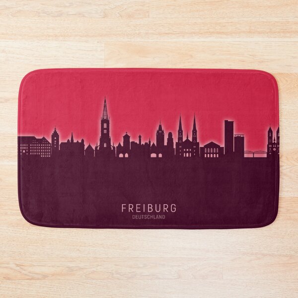 Item preview, Freiburg Germany Skyline designed and sold by ArtPrints.