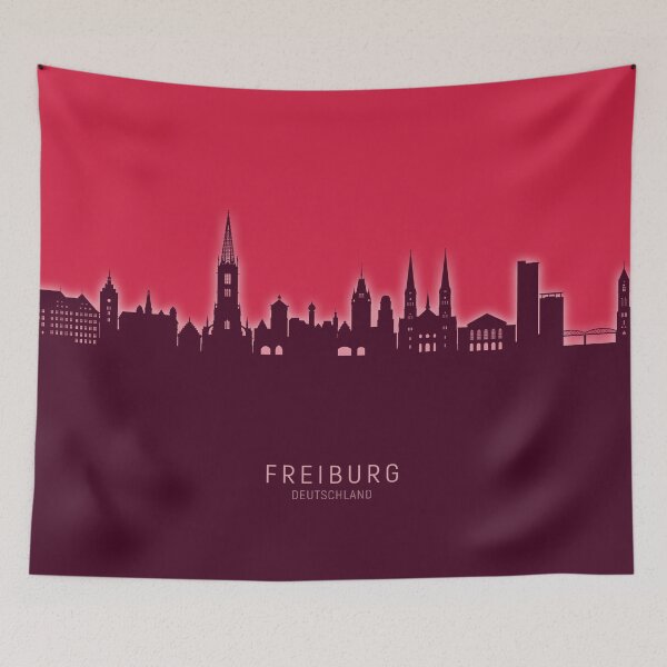 Item preview, Freiburg Germany Skyline designed and sold by ArtPrints.