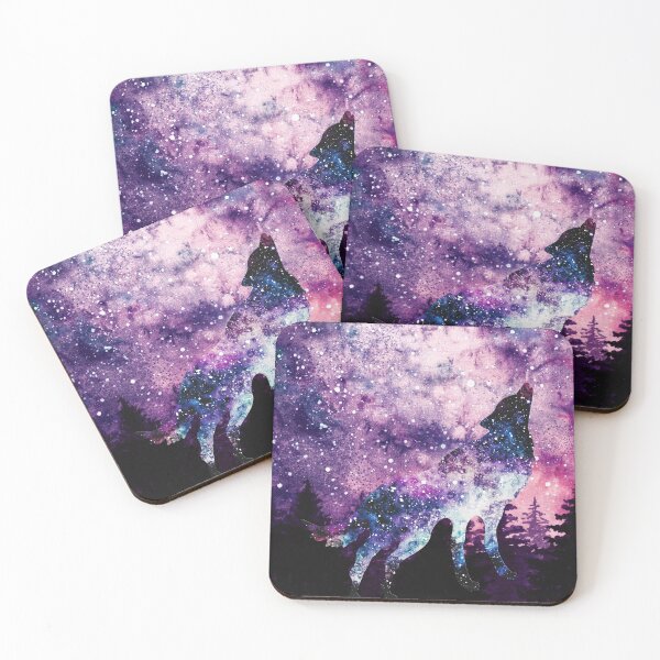 Item preview, Wolf Bathed In Nebula designed and sold by Amanda-Lakey.