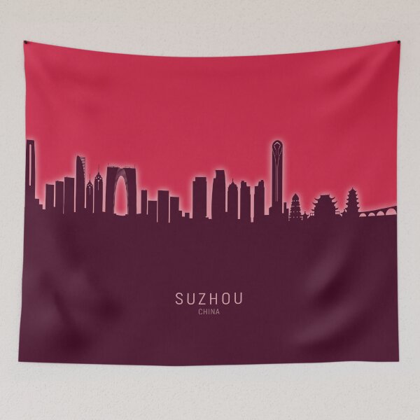 Item preview, Suzhou China Skyline designed and sold by ArtPrints.