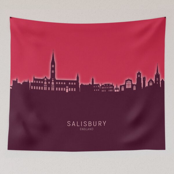 Item preview, Salisbury England Skyline designed and sold by ArtPrints.