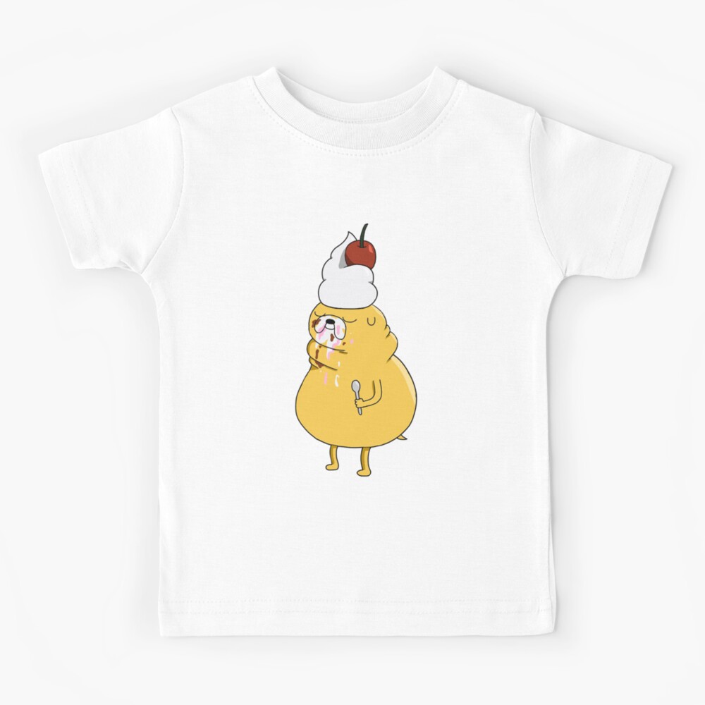 "Jake the Dog hero of Ooo, eater of ice creams." Kids TShirt by