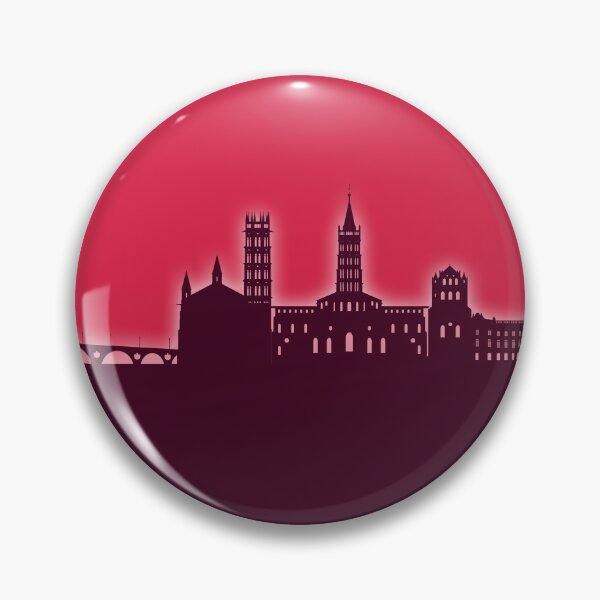 Item preview, Toulouse France Skyline designed and sold by ArtPrints.