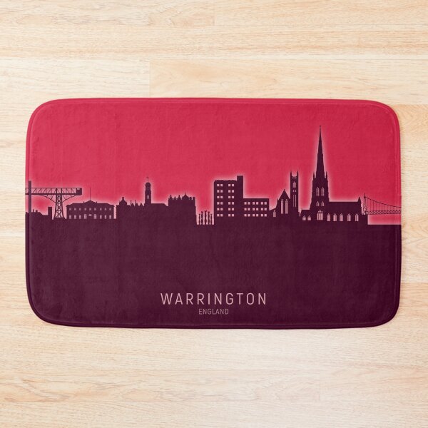 Item preview, Warrington England Skyline designed and sold by ArtPrints.