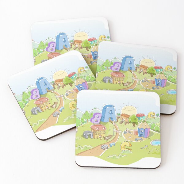 Item preview, niños, alfabeto, parque de atracciones, caricatura designed and sold by Purple monkey.
