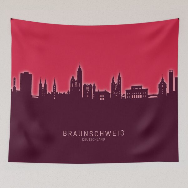 Item preview, Braunschweig Germany Skyline designed and sold by ArtPrints.