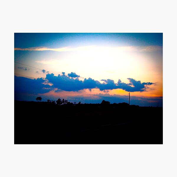 Blur Sunset Photographic Print