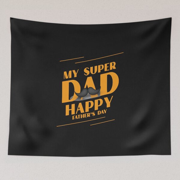 Item preview, Super dad happy fathers day designed and sold by mohamedlaid.