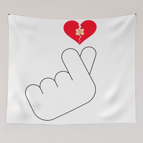 Item preview, Finger broken heart designed and sold by Ryan Miguel Altura.