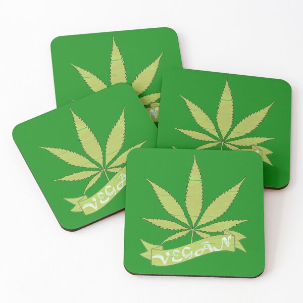 Item preview, Vegan cannabis hemp leaf 100% weed stoner gift designed and sold by DerNerd.