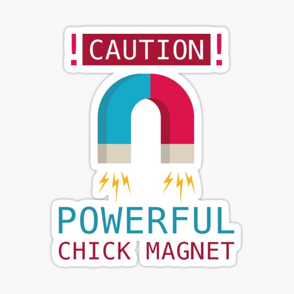 Chick Magnet Sticker for Sale by AmazingVision
