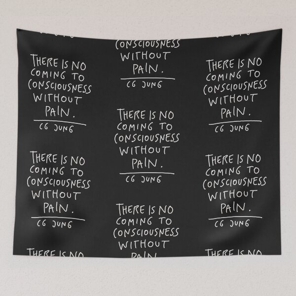 Item preview, CG Jung Quote - There Is No Coming To Consciousness designed and sold by isstgeschichte.