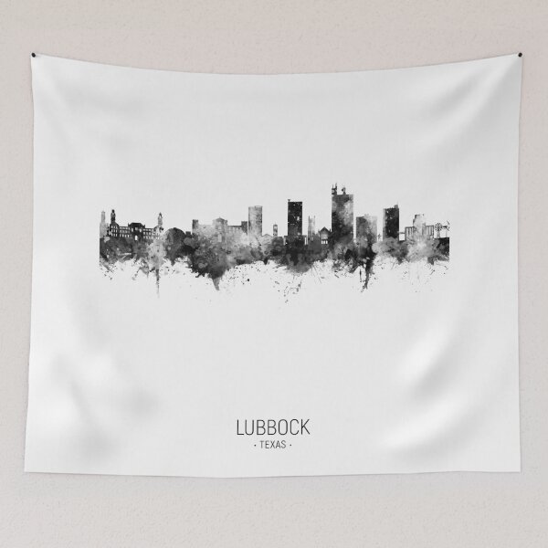 Item preview, Lubbock Texas Skyline designed and sold by ArtPrints.
