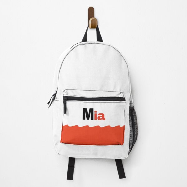 Mia sweet funny guy boy kid men name gift Backpack