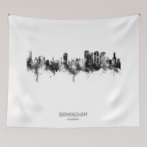 Item preview, Birmingham Alabama Skyline designed and sold by ArtPrints.