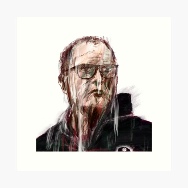 Item preview, Marcelo Bielsa (white background) designed and sold by Tom Woodhead.