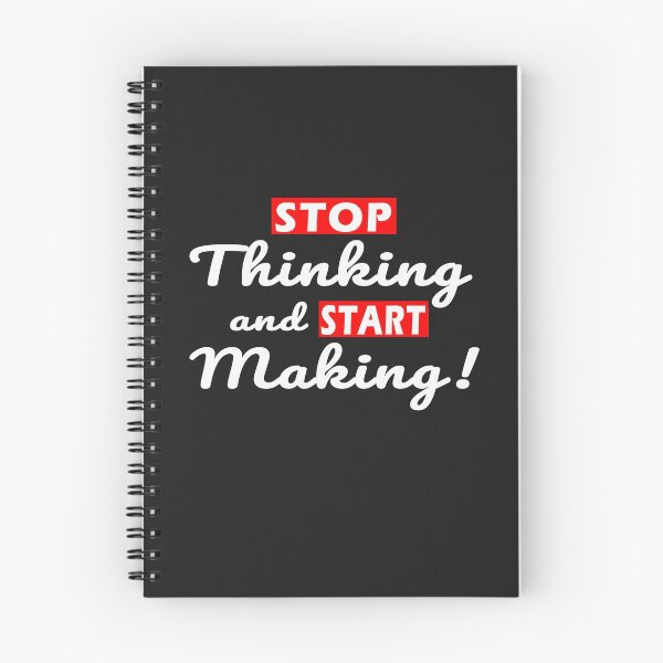 Item preview, Stop Thinking start making T-Shirt  designed and sold by bestdesigns2020.