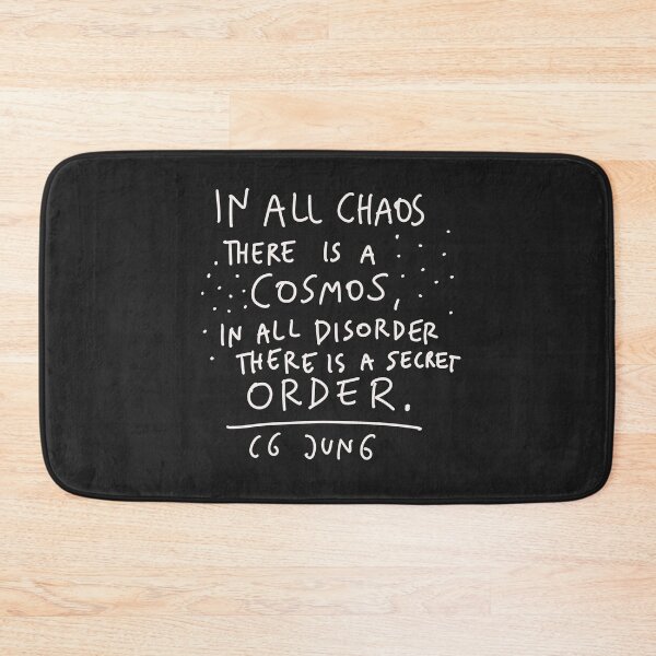 Item preview, CG Jung Quote - In All Chaos There Is A Cosmos designed and sold by isstgeschichte.