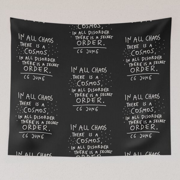 Item preview, CG Jung Quote - In All Chaos There Is A Cosmos designed and sold by isstgeschichte.