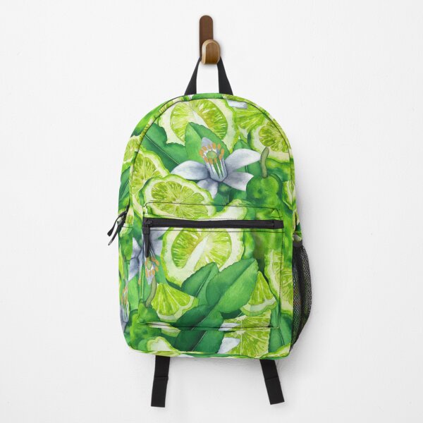 Item preview, Watercolor whole and sliced bergamot fruits, leaves and flower designed and sold by Ekaterina Glazkova.