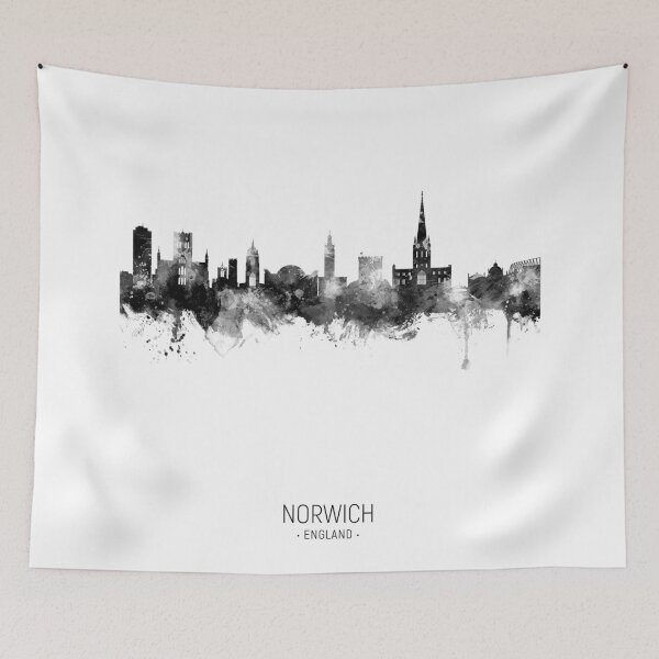 Item preview, Norwich England Skyline designed and sold by ArtPrints.