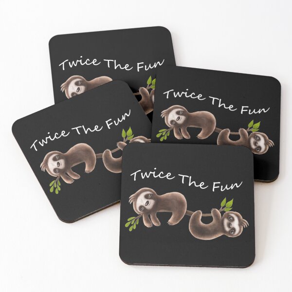 Item preview, Cute And Funny Sloth Twins designed and sold by MagicJohnson22.