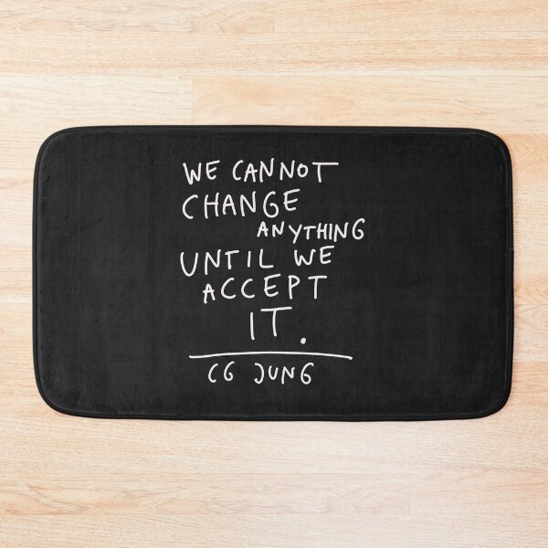 Item preview, CG Jung Quote - We Cant Change Anything Until We Accept It designed and sold by isstgeschichte.