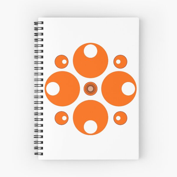Item preview, orange and white abstract art inspired design designed and sold by pauloneill-art.