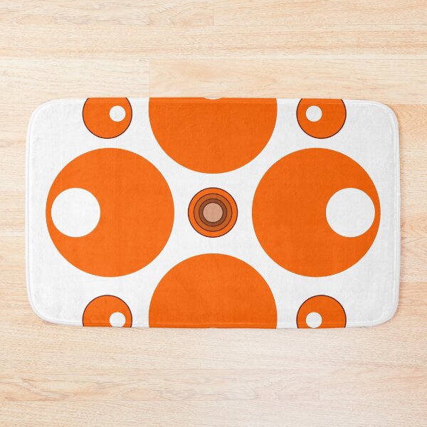 Item preview, orange and white abstract art inspired design designed and sold by pauloneill-art.