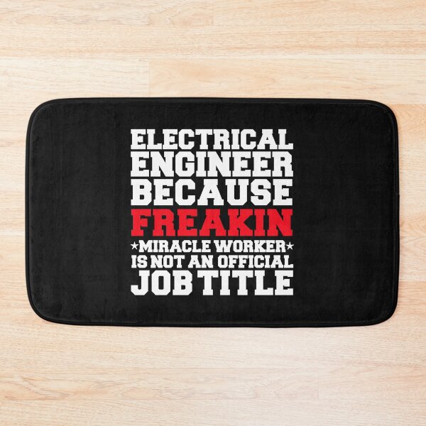 Item preview, Electrical Engineer because Miracle Worker not a job title Engineering designed and sold by losttribe.