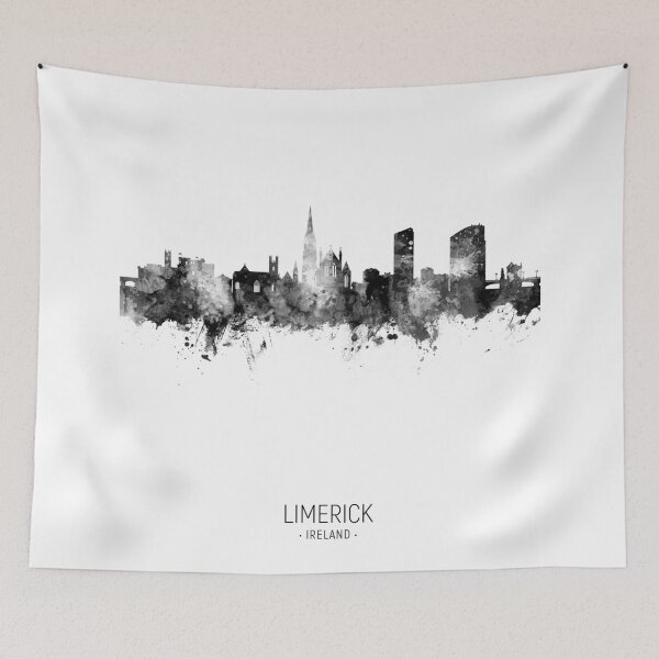 Item preview, Limerick Ireland Skyline designed and sold by ArtPrints.