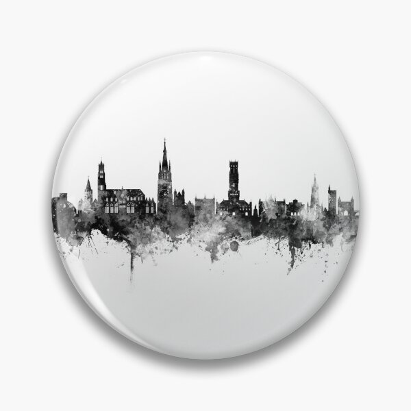 Item preview, Bruges Belgium Skyline designed and sold by ArtPrints.