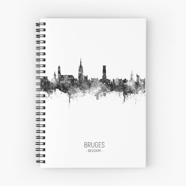 Item preview, Bruges Belgium Skyline designed and sold by ArtPrints.