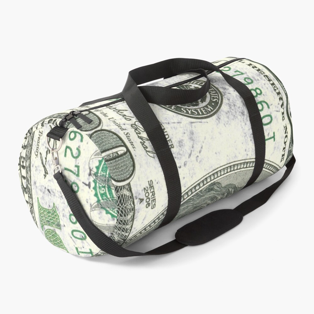 US Dollar Bill USA Money Duffle Bag