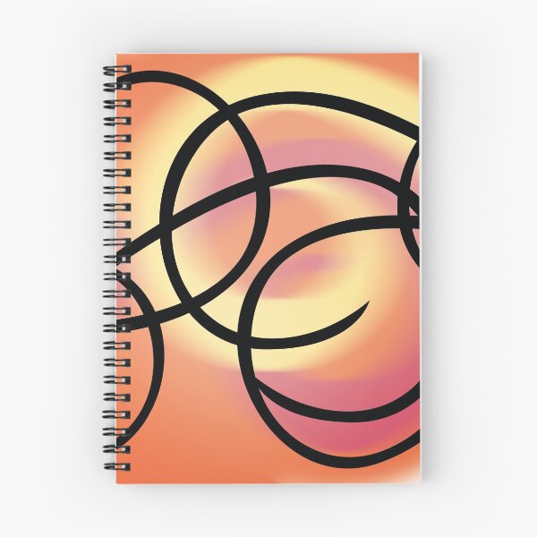 Item preview, light orange abstract waves backgrounds designed and sold by CREATINERY.