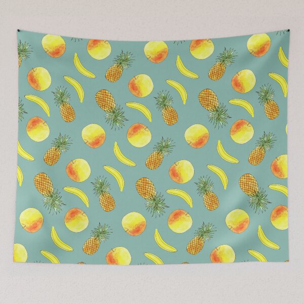 Item preview, Summer fear | Hawaii pineapple banana apple designed and sold by wunderfamily.