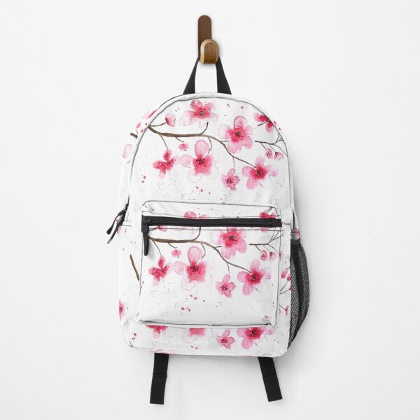 Item preview, Pink cherry blossoms tree watercolour painting  designed and sold by Monika Howarth.