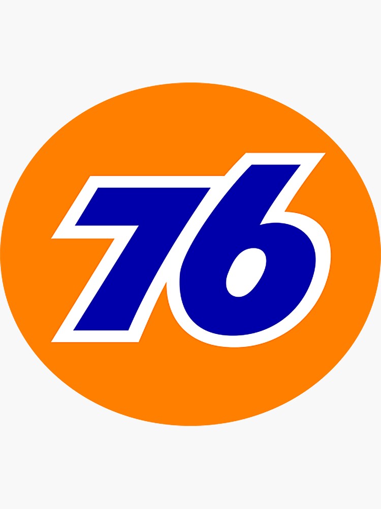 "Union 76 Union 76 Gasoline Logo " Sticker by alanrusse885 | Redbubble