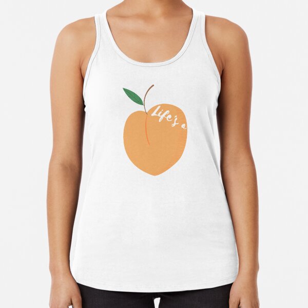 Life's a Peach! (50% to charity) Racerback Tank Top