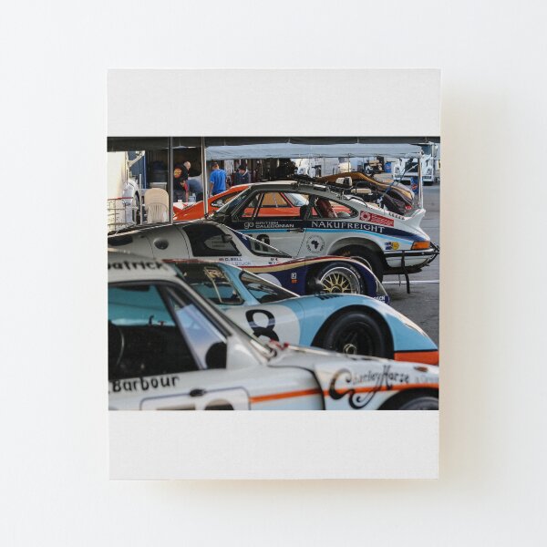Porsche Rennsport Reunion Wood Mounted Print