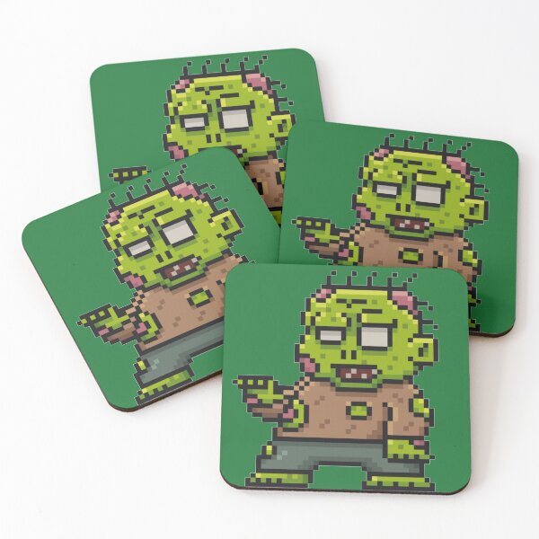 Item preview, zombie pixel t-shirt designed and sold by Design2Z.