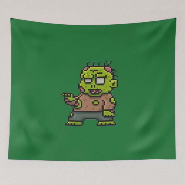 Item preview, zombie pixel t-shirt designed and sold by Design2Z.