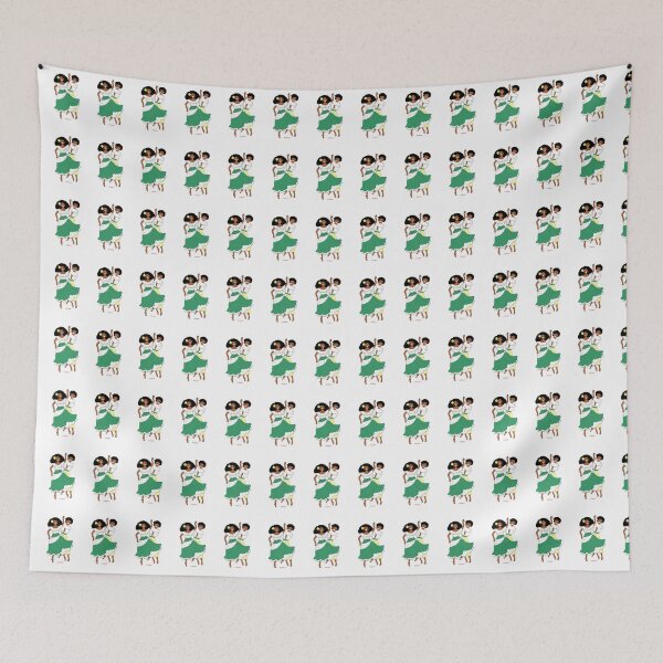 Item preview, Costume of Reunion Island. Variant in green designed and sold by Catherine Debusne.