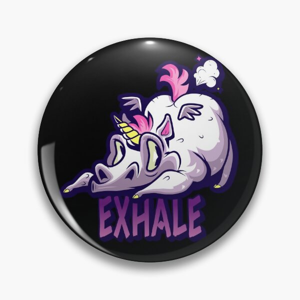 Item preview, Exhale Yoga Fart Unicorn  designed and sold by joabaj.